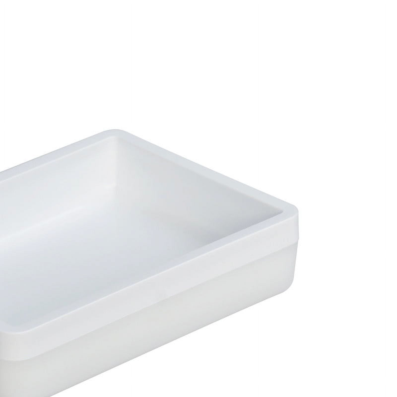 Mainstays Frosted White Plastic Soap Dish