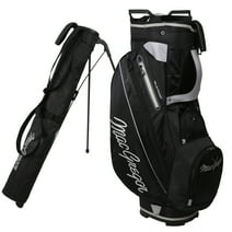 MacGregor Golf Tourney 2-in-1 Cart Bag with Removable Carry/Stand Bag, Black/Silver