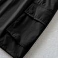 thumbnail image 6 of FAIWAD Womens Cargo Skirt Elastic Waist Drawstring Mini Skirts Trendy Ruched Skirts with Flap Pocket, 6 of 7