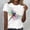 White, variant on WXLWZYWL Womens Summer Tops Plus Size Short Sleeve Round Neck Tie Dye Shirts Colorful Butterfly Dragonfly Printing Graphic Tees Tops Casual Loose Summer T-Shirt