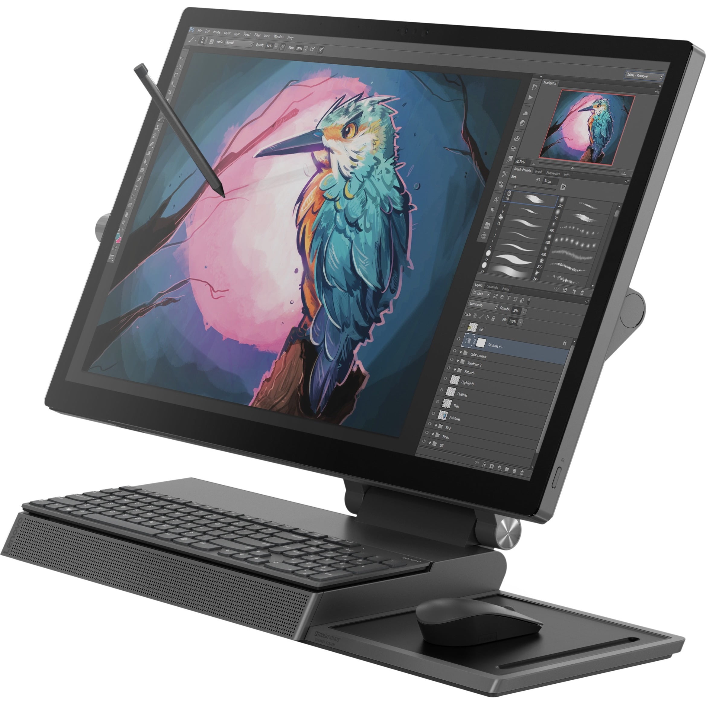 Lenovo 27 4K UHD Touchscreen All In One Computer Intel Core I7 I7 Lenovo 27 4K UHD Touchscreen All In One Computer Intel Core I7 I7