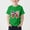 Green, variant on Amidoa Girls Short Sleeve 4th of July Cute Graphic T-Shirts Summer Tops Casual Kids Soft Crewneck Tees Coffee Size 4T