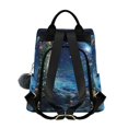 thumbnail image 2 of FORMRS Women's Travel Backpack Purse Anti-Theft Hidden Pockets Casual Shoulder Bag, Floral Occean, 2 of 7