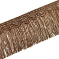 thumbnail image 1 of Wosthever Exquisito vestido con adornos dorados, ropa de escenario, accesorios para cortinas, tejido de precisión, batería que no se cae Tratamientos de ventanas café bicolor diecinueve, 1 of 6