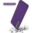 thumbnail image 6 of Galaxy S22 Plus Case, Samsung S22 Plus 5g 6.6 inch Case Liquid Silicone Case Dual Layer Hard PC Soft Silicone Gel Rubber Slim Fit Protective Phone Case for Samsung S22 Plus 2022, Purple, 6 of 6