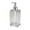 Clear, variant on Hands Sanitizer Dispenser Bottle 6.81in 450ml Refillable Plastic Soap Dispenser - Bathroom Kitchen Toilet Countertop Organizer (Clear)