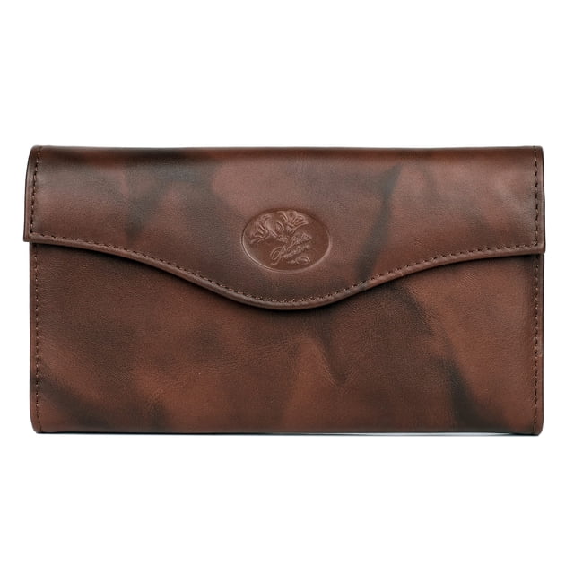 Clutch Julia Buxton Heiress Organizer®, color caoba