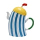 thumbnail image 1 of Hervidor de agua de cerámica de 800ml, tetera hecha a mano de gran capacidad con dibujos animados, tetera para cocina, restaurante, viajes, hogar,, 1 of 9