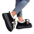thumbnail image 4 of Willtoo Women Retro Lace Up Faux Suede Warm Ankle Boots Fleece Lined Platform Winter Footwear Non Slip Thick Sole Cold Weather Comfort Shoes, 4 of 4