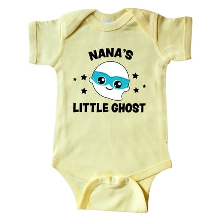 

Inktastic Cute Nana s Little Ghost with Stars Gift Baby Boy or Baby Girl Bodysuit