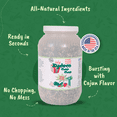 thumbnail image 5 of Zydeco Chop Chop Cajun Seasoning Base Gallon – Authentic Louisiana Spice Blend, Dehydrated Vegetable Mix, All-Purpose Cajun Flavor, 5 of 8