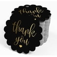 thumbnail image 4 of Inkdotpot 100 Pack Real Gold Foil Paper Tags Thank You Bridal Shower Favor Hang Tags, 4 of 7