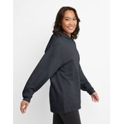 Hanes EcoSmart Women's Fleece Hoodie Slate Heather M
