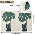 thumbnail image 3 of FORMRS A4 Clipboard Folder with Pen Holder Horizontal Foldable School Office Binder, Black Cat Plants, 3 of 9
