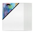 thumbnail image 1 of Stretched Blank Canvas Panels 8/Pack, 100% Cotton Acid Free Artist Canvas Boards, 1 of 7