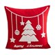 thumbnail image 2 of Fiudx Liquidación navideña Funda de almohada navideña con elementos navideños, cojín bordado, decoración navideña, funda de cojín, 2 of 6
