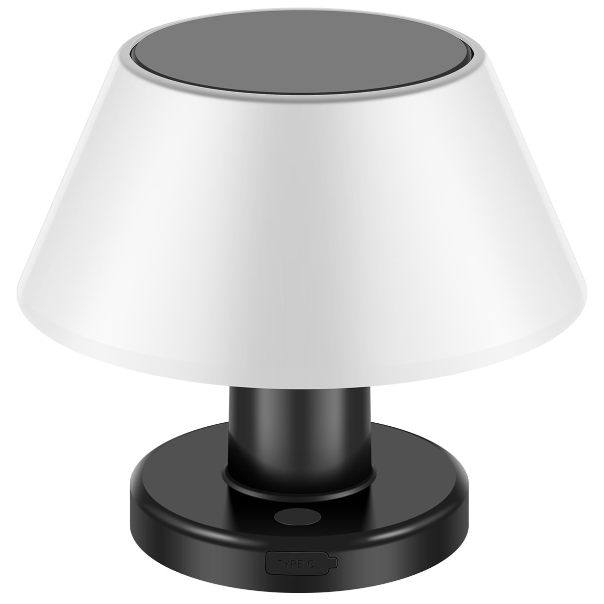 Lochimu Solar Table Lamp USB Rechargeable Modern Table Light Waterproof