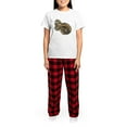 thumbnail image 4 of CafePress - Gold Norse Dragon Women's Light Pajamas - Women's Short Sleeve Print T-Shirt and Pants Light Cotton Pajama Set, 4 of 7