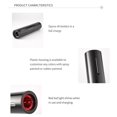 thumbnail image 4 of Zootealy Electric Wine Opener Automatic Electric Wine Bottle Corkscrew Opener Rechargeable with Foil Cutter and USB Cable, Black, 4 of 8