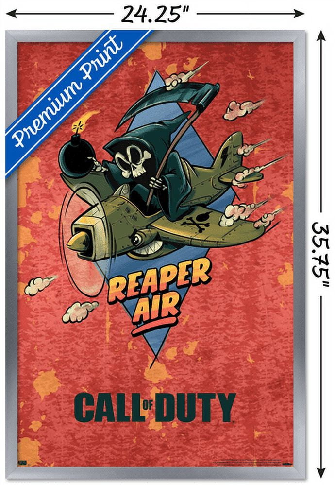 Call of Duty: Vanguard - Reaper Air Wall Poster, 22.375" x 34", Framed