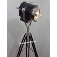 thumbnail image 3 of Authentic Spotlight Black Wood Search Light Floor Lamp With Black Finish Tripod Stand, 3 of 4