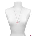 thumbnail image 3 of Delight Jewelry Resin Hot Pink Love Snail - Hot Pink Heart Nurse Strong Zoe Necklace, 3 of 4