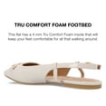 thumbnail image 3 of Journee Collection Womens Ceecy Tru Comfort Foam Sling Back Buckle Square Toe Flats, 3 of 6