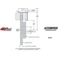 thumbnail image 3 of Wilwood 140-10951-DR AERO4 14" Rear Big Brake Kit, Red, Drilled, Compatible with 1963-1989 Dodge, 1965-1989 Chrysler & 1965-1983 Plymouth With 8.75" & 9.75" Dana 60 Rear 2.36" Axle Offset, 3 of 3