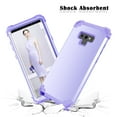 thumbnail image 4 of JTCASES for Samsung Galaxy Note 9 Case, Drop Resistant Corners, Wireless Charging, Heavy Duty Shockproof Hybrid Hard PC Bumper, Camera Protection, Skin-feel Anti-scratch Tough Cover, Lightpurple, 4 of 9