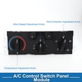 thumbnail image 4 of Panel de control climático HVAC A/C Heater Unique Bargains para Chevrolet Colorado 2004-2012 para GMC Canyon 2004-2012, 4 of 6