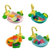 Ruiboury Wash Up Kids Kitchen Set Gift For Budding Chefs Play Kitchen Set Educational Fun Orange