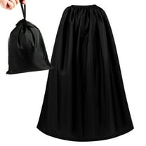 WRITWAA Black Portable Changing Tent Polyester Fabric for Outdoor Privacy Shelter