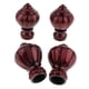 thumbnail image 4 of Extremos de varilla para cortinas Perfecl decorativos 4 piezas 28 mm rojo, 4 of 8
