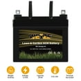 WEIZE Lawn & Garden AGM Battery, 12V 300CCA BCI Group U1 SLA Starting
