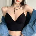 thumbnail image 2 of Ahuyic Womens Bra,Summer Plus Size Bra,Fashion Womens Comfortable Beautiful Back Chest Wrapping Ventilate Everyday Bras,Black,Free Size, 2 of 3