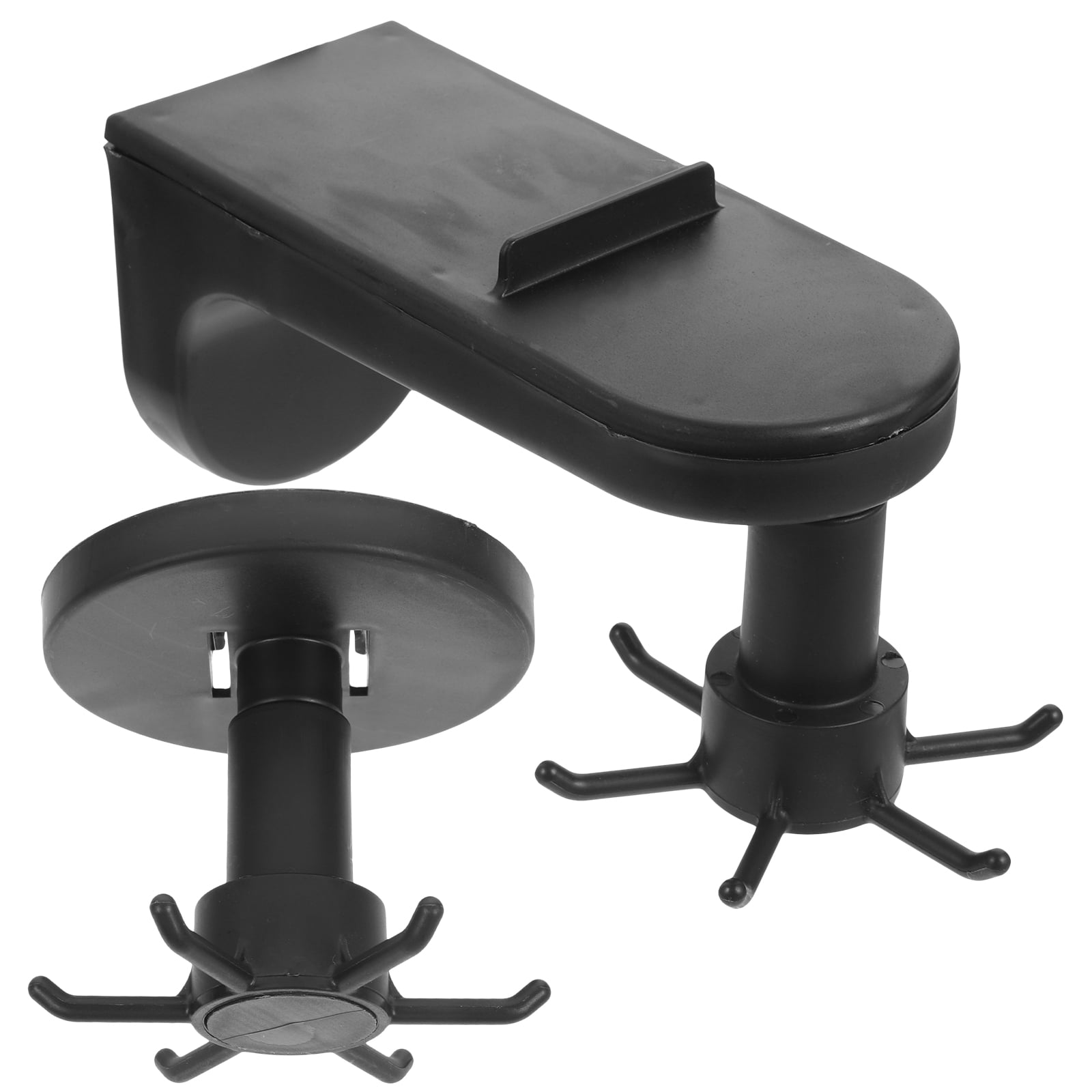 2pcs 360° Rotation Utility Hooks Kitchen Utensil Hanger NailFree