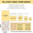 thumbnail image 5 of Yibo Cute Hedgehog Blanket Flannel Soft and Comfortable Anti-static Bed Sofa Blanket, 5 of 9