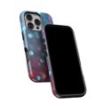 thumbnail image 5 of DesignSkinz Scratch-Resistant Hard Slim Case Compatible with iPhone 14 (Compatible with MagSafe) - Unfocused Blue and Red Orbs, 5 of 9