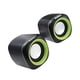 thumbnail image 2 of Ezeey 2Pcs A1 Mini Altavoz de escritorio Multimedia Audio portátil Subwoofer USB Altavoz compacto estéreo Jack de 3,5 mm Eigraketly DZ5199-04B, 2 of 2