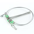 thumbnail image 2 of Yuarrent Aparejos de pesca de acero inoxidable de calidad, cable líder, cuerda giratoria Pescar plata 60cm, 2 of 6