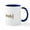White/Navy Inside, variant on CafePress - Coffee Snob Mug - 11 oz Ceramic Mug - Novelty Coffee Tea Cup