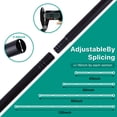 thumbnail image 3 of No Drill Window Curtain Rod 30-120" Adjustable, 5/8" Diameter Drapery Pole with Self Adhesive Brackets, Easy Install for Home & Renters, 3 of 11