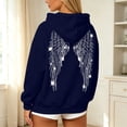 thumbnail image 5 of Wxolcjlv Womens Rhinestone Angel Wing Print Zip Up Hoodies Long Sleeve Outerwear Tops, 5 of 6