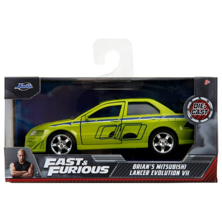 JADA 頭文字D MITSUBISHI LANCER EVOLUTION Amazon.com: Jada Toys Fast & Furious 1:24 Brian's Mitsubishi