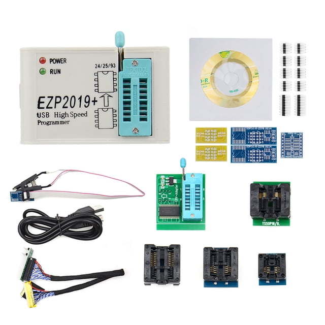 Kenally Adaptador de programador con indicador Disco duro profesional Detección automática Lector de flash Programación Módulo de lectura Accesorios Herramientas eléctricas Tipo 1 Kenally TO008979-01
