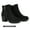 BLACK, variant on Dream Pairs Women's Low Heel Chunky Ankle Boots Winter Party Shoes Z0EY-2 BLACK Size 7.5
