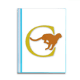 thumbnail image 1 of Leopard corriendo persiguiendo presas Carpeta combinada de protección de páginas, 1 of 3