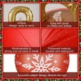 thumbnail image 4 of 2 Pieces 32 Inch Giant PVC Inflatable Christmas Decorated Ball Ornaments Outdoor Large Xmas Blow Ball Decorations for Outside Holiday Yard Lawn Porch Decor (Red, White, Joy Peace), 4 of 12