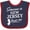 Navy and Red, variant on Inktastic Someone in New Jersey Loves Me Boys or Girls Baby Bib