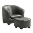 thumbnail image 3 of Monarch Specialties Juvenile Chair Set - 2 Piece, Charcoal Grey, 3 of 3
